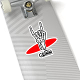 GRIMM Rock On Stickers Black Logo