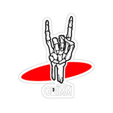 GRIMM Rock On Stickers White Logo
